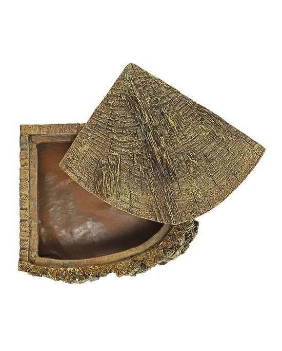 Grotte d’Angle Bark Hobby Décoration Murale pour Terrarium 27x11x22 cm Espace
