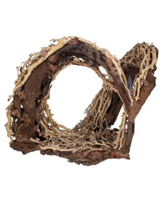 Décoration Aquavie Bonz'Heart XL++ 48x38x38 cm Bois Naturel Aquarium Terrarium