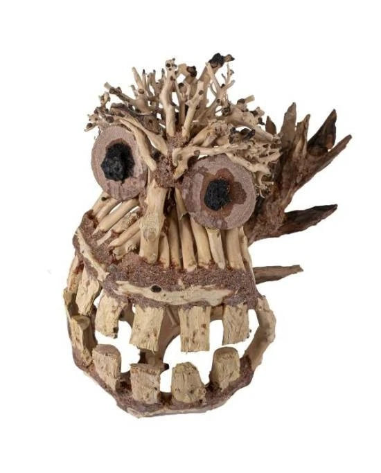 Décoration Aquavie Crazy Bos PM Bois Naturel Aquarium Terrarium Design Fun