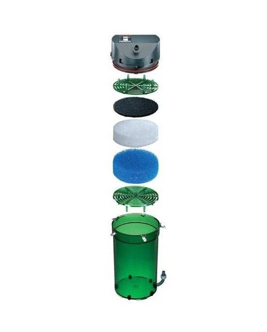 EHEIM Classic 350 Filtre Aquarium 350L avec Masses Filtrantes et Robinets 2215