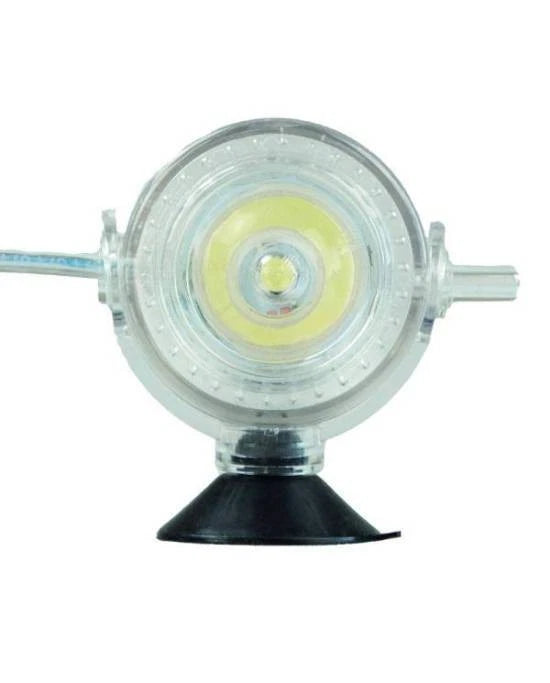 Hobby Bubble Air Spot Moon - Spot LED Bleu Aquarium & Diffuseur d'Air 2-en-1