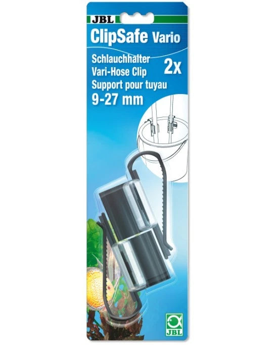 JBL ClipSafe Vario Support de Fixation Tuyau 9 à 27 mm Aquarium Réf. 6141000