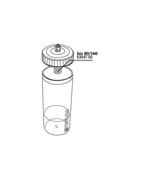 JBL Mousse pour Cuve de Réaction Bio 80 / Bio 160 - Rechange CO2 Aquarium - 2 pc