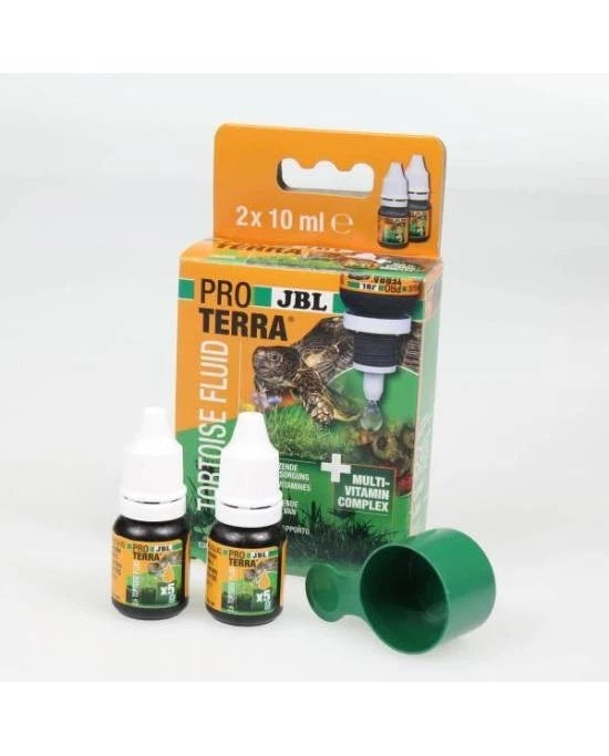JBL Proterra Tortoise Fluid 2x10ml - Vitamines pour Tortues Terrestres & Aquatique