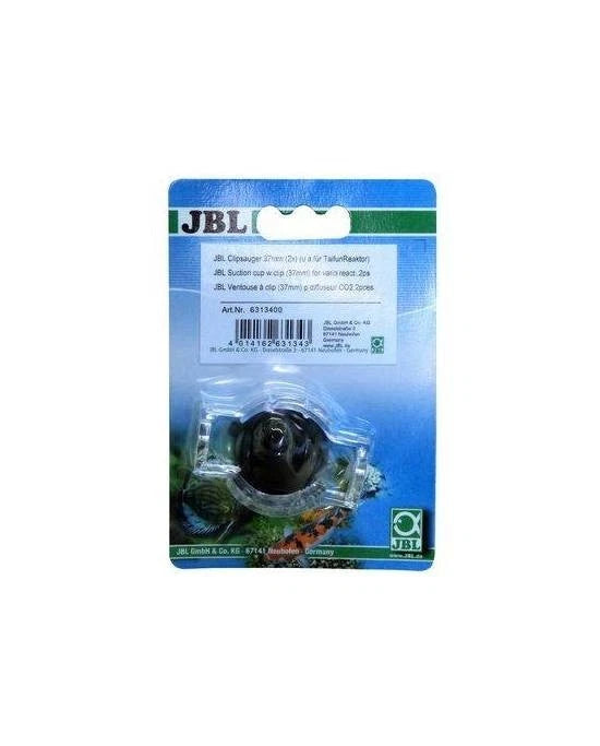 JBL Ventouse à Clip 37mm pour Diffuseur CO2 - Lot de 2 Fixations Aquarium