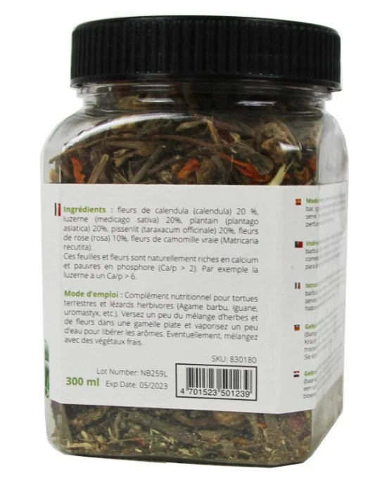 Reptiles Planet Grass and Leaves Mix 150g - Mélange d'Herbes et Feuilles