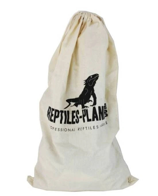 Reptiles Planet Sac de Transport 21x30,5 cm - Pochon Coton Petits Reptiles