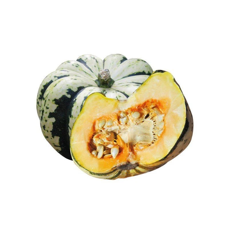 5 Graines COURGETTE PATIDOU Sweet Dumpling Bi-Couleur Chair Sucrée Saveur Châtaigne
