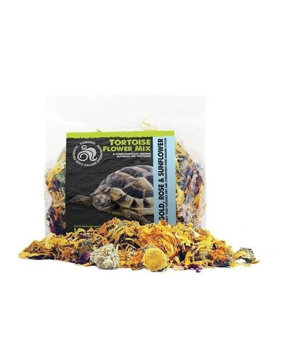 Komodo Tortoise Flower Mix 60g - Mélange de Fleurs pour Tortues Terrestres