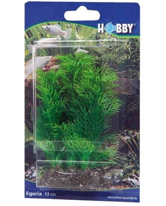 Plante Artificielle Egeria 13 cm - Décoration Aquarium & Nano Bac - Hobby