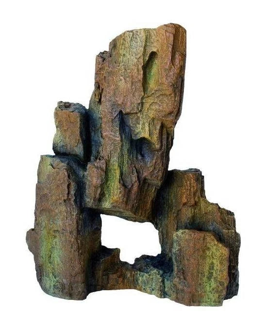 Décor Aquarium Hobby Fossil Rock 2 - 15x6x18 cm - Roche Artificielle Naturelle