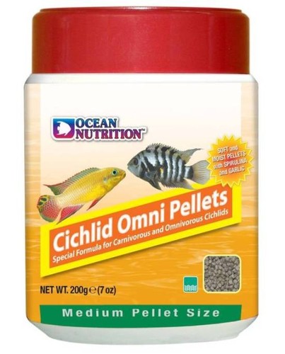 Ocean Nutrition Cichlid Omni Medium – Équilibre & Vitalité 200g